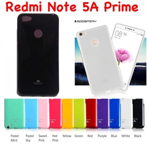 Jelly Case Mercury Xiaomi Note 5A Prime - 100 % Original Goospery