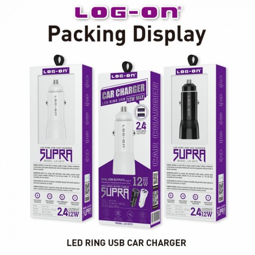 CAR CHARGER LOG ON LO-SV19 SUPRA 12W