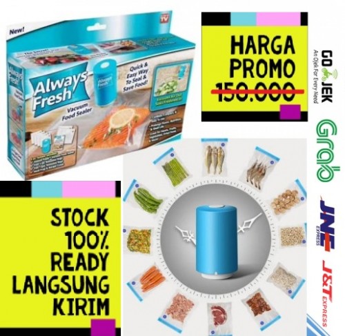 Vacuum Food Sealer / Always Fresh Seal VAC Makanan / Alat Pengawet Makanan Ver.1 STRDY