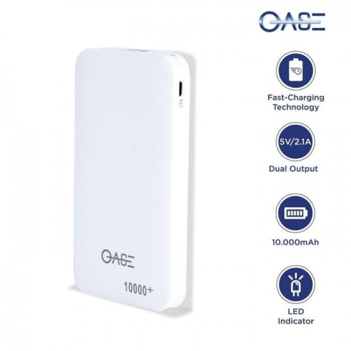 Power Bank Oase MD-A07 10.000 MAh Real Kapasitas Quick Charger 2A Original Garansi