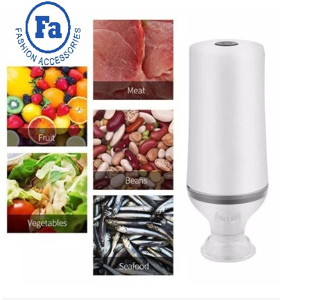 Mesin Vacuum Sealer Mini Portabel Usb MultiFungsi QH-05 Vacuum Sealer Pompa FREE 8 Bungkus Plastik V