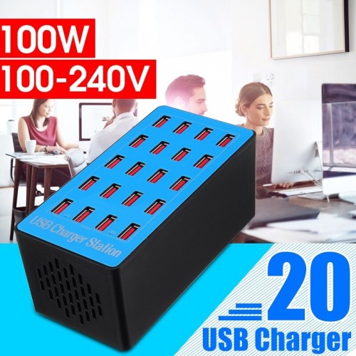 SOHA A5 Plus - Charger Multi Port Terdapat 20 Port USB 20 Ampere Fast Charging + Outputnya Automatic