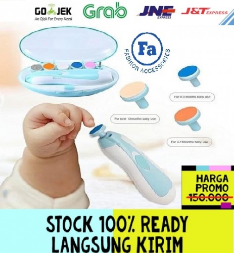 Baby Set nail Trimmer Pedicure Elektrik Gunting Kuku Kaki Tangan Bayi / Pemotong Kuku Dewasa STRDY