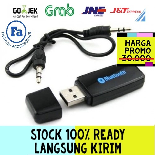 BC01 - USB Bluetooth Receiver Audio Stereo Mobil - Car Speaker Wireless Aux Jack 3.5MM STRDY