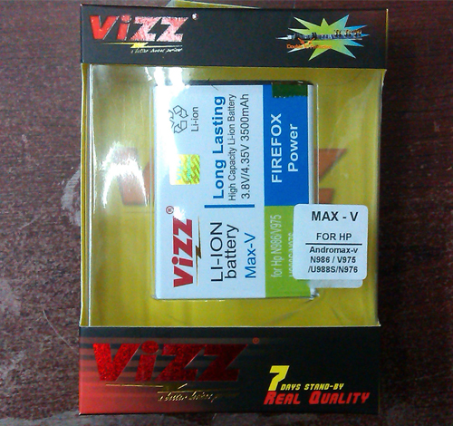Vizz AndroMax V Baterai Double Power