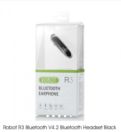 Earphone / Headset Bluetooth Robot R3 Original