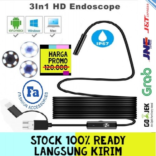 Y101 - Endoscope Camera Ear Cleaning HD Waterproof Endoskopi Kamera Mini Pembersih Telinga STRDY