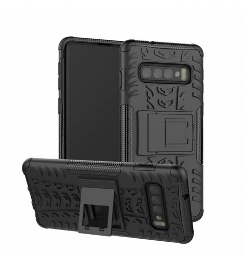 Samsung Galaxy s10 Plus - Rugged Armor Stand / Hybrid / Dazzle Cover / Shockproof