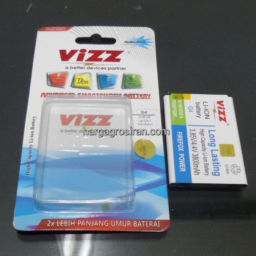 Vizz LG G4 / G4 Stylus Baterai Double Power