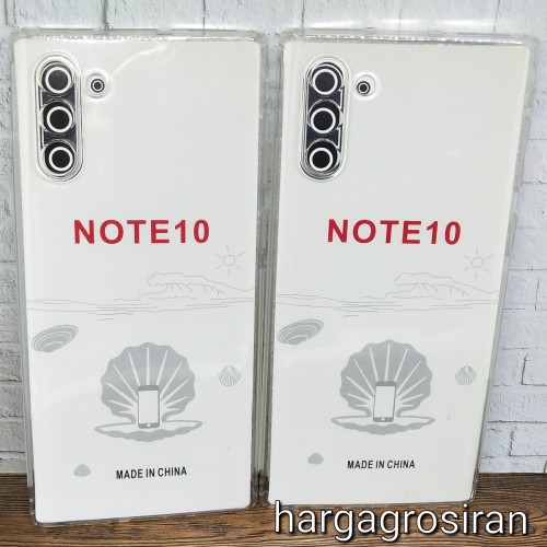 Samsung Galaxy Note 10 Silikon TPU HD Clear Transparan Back Case Softshell Bening Back Cover