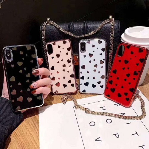 Oppo A7 - Oppo A5S Motif Love Case Design Lucu dan Simple dengan Perpaduan warna menawan Ver.18