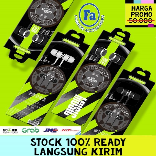 Onda E-02 Earphone Music Jernih Bass Stereo Headset Handfree Telepon Kualitas Bagus STRDY