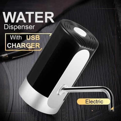 Model 016 - POMPA AIR GALON ELEKTRIK DISPENSER Mini Portable Charger Cas USB Pipa Stainless Steel