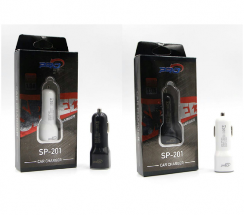 Pro Adaptor Smart Car Charger Saver TC Mobil SP-201 2 USB 2 Output