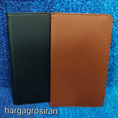 Rotary Samsung Tab A 8 Inch 2019 P205  - Bisa Muter 360 derajat Bahan Kulit Jeruk Jahitan
