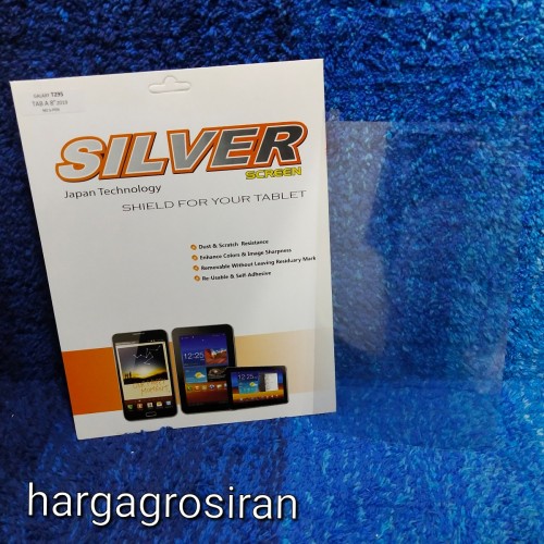Samsung Galaxy Tab A 8 INCH 2019 T295 LITE - Anti Gores Bahan Plastik Glare / Clear Silver
