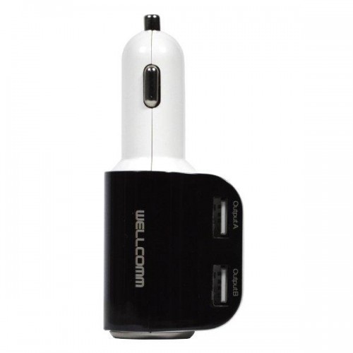 Saver / Charger Mobil Wellcomm - USB 2A + 1.A - STHRG