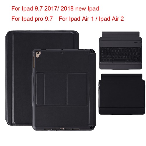 T203 2018 new ipad 9.7 pen slot Bluetooth keyboard protector Air1/2 protective cover Pro9.7 STRDY
