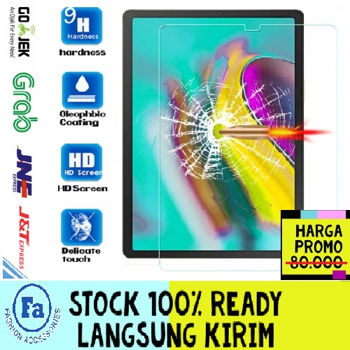 Tempered Glass STD Samsung Tab S5e / T725 / T720/ Anti Gores Kaca Tablet / Screen Protector STRDY