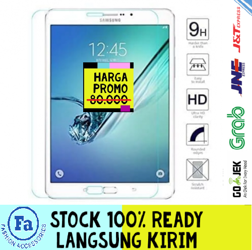 Tempered Glass Samsung Tab A 8 Inch  2017/ T380 /T385- Anti Gores Kaca Std Tablet / Screen STRDY