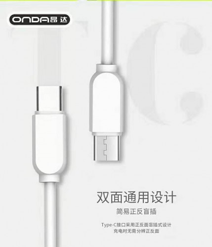 ONDA AL-50 Kabel Data USB Micro Fast Charging 5A 120Cm Fast Charging Quality Trusted Bahan Tebal